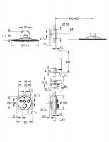 Vorschau: Grohe Grohtherm SmartControl Duschsystem mit Rainshower 310 SmartActive, chrom