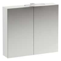 Vorschau: Laufen Base Spiegelschrank 80x70cm mit LED-Beleuchtung, 40280.2 weiß matt