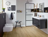 Vorschau: Villeroy&Boch Avento Wand-Tiefspül-WC, spülrandlos mit DirectFlush, inkl. WC-Sitz, Combi-Pack