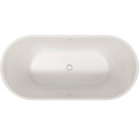 Vorschau: Duravit DuraSenja freistehende ovale Badewanne 150x75cm, weiß 700579000000000