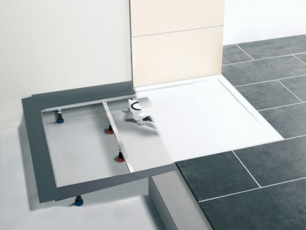 Polypex Montagerahmen 82x82cm PLANO 80 für bodenbündigen Einbau ab 15cm