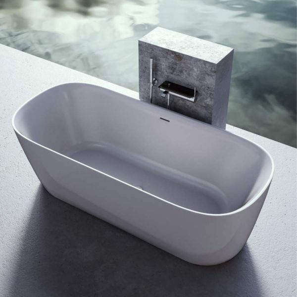 Laufen Meda freistehende Badewanne 180x80cm aus Marbond