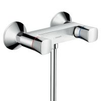 Vorschau: Hansgrohe Logis 2-Griff Brausemischer Aufputz, chrom