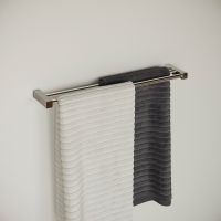 Vorschau: Cosmic Metric doppelte Handtuchstange 60cm, chrom