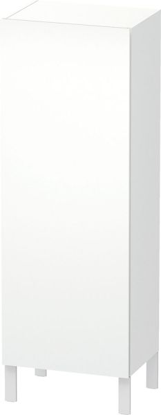 Duravit L-Cube Halbhochschrank 50x132x36,3cm mit 1 Tür, Türanschlag rechts weiß matt LC1179R1818