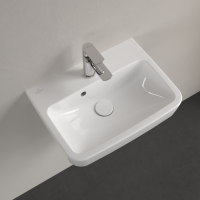 Vorschau: Villeroy&Boch O.Novo Handwaschbecken 50x37cm Hahnloch Überlauf 434450T2