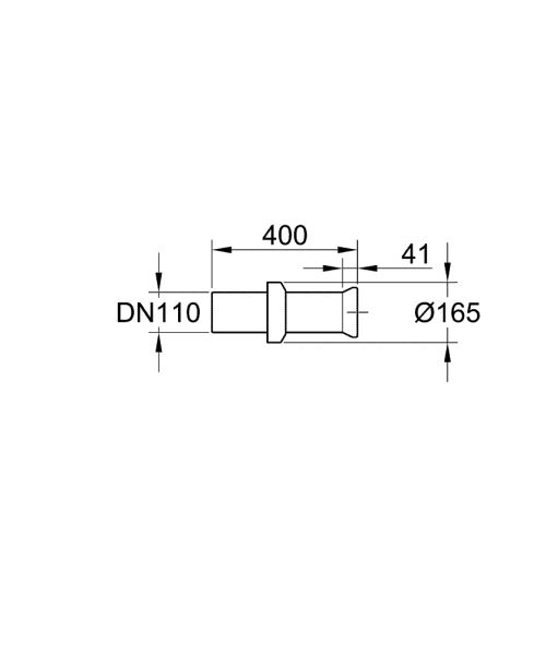 Grohe WC-Ablaufbogen 39453000