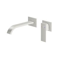 Vorschau: Steinberg Serie 135 Waschtisch-Wand-Einhebelmischer Fertigmontageset nickel gebürstet 13518143BN 