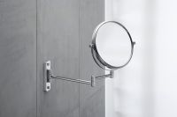 Duravit D-Code Wand-Kosmetikspiegel 3-fache Vergrößerung, chrom 0099121000