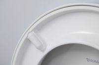 Vorschau: Duravit ME by Starck WC-Sitz Compact, Scharniere Edelstahl, weiß