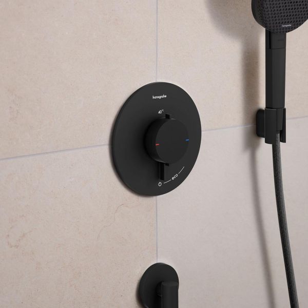 hansgrohe Ecostat Comfort S UP schwarz matt 33714670