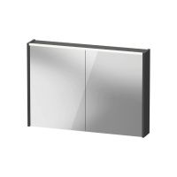 Duravit D-Code 2.0 LED-Spiegelschrank, graphit matt DC7107049490000