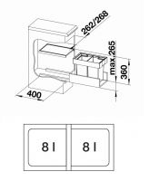 Vorschau: Blanco Flexon II 30/2 Abfallsystem