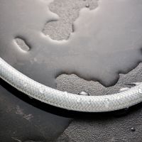 Vorschau: Hansgrohe Designflex Textil-Brauseschlauch 1,60m, weiß matt