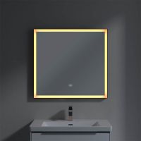 Vorschau: Villeroy&Boch Subway 3.0 LED-Spiegel, 80x75cm, mit Sensordimmer, schwarz matt