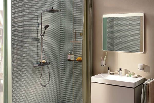 hansgrohe Activera Q Duschsystem 290 1jet EcoSmart+ ShowerTablet Select, chrom