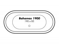 Vorschau: Polypex BAHAMAS 1900 Oval-Badewanne 190x85cm