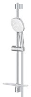 Vorschau: Grohe Tempesta Cube 110 Brausestangenset 60cm mit Ablage, 2 Strahlarten, 7,4 l/min, chrom