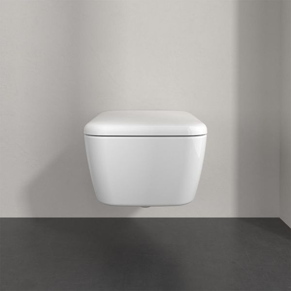 Villeroy&Boch Skyla Combi-Pack Wand-WC TwistFlush 37x53cm mit WC-Sitz, softcube
