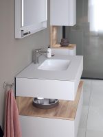 Vorschau: Duravit Qatego Einbauwaschtisch 48x32cm ohne Hahnloch, HygieneGlaze, weiß