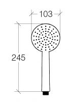 Vorschau: lineabeta LINEA DOCCIA Handbrause, chrom