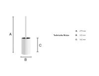 Vorschau: SmedboBeslagsboden WC-Bürste, schwarz BB1233