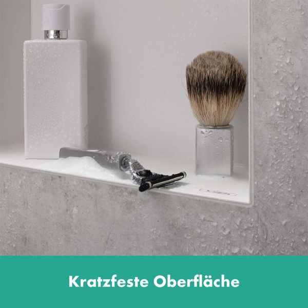 Hansgrohe XtraStoris Minimalistic Wandnische rahmenlos 300/300/100, weiß matt