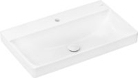 Vorschau: Hansgrohe Xelu Q Waschbecken 80x48cm mit 1 Hahnloch, ohne Überlauf, ungeschliffen, weiß 61020450