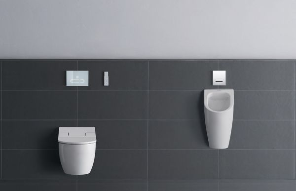 Duravit DuraSystem berührungslose elektronische Betätigungsplatte aus Glas für WC A2