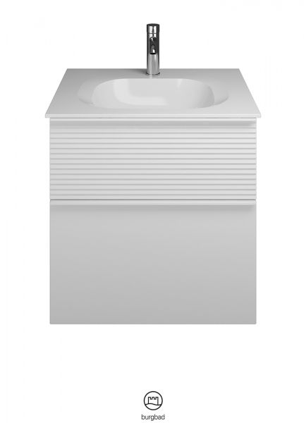 Burgbad Fiumo Waschtisch mit Waschtischunterschrank, 62cm SFXN062F3956C0001G0223