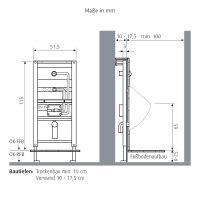 Vorschau: WimTec FIX UR ONE Urinal-Montageelement Universal