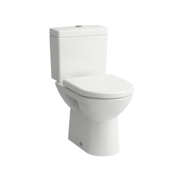 Laufen Pro Stand-WC für aufgesetzten Spülkasten, Tiefspüler, Abgang senkrecht 82495.7