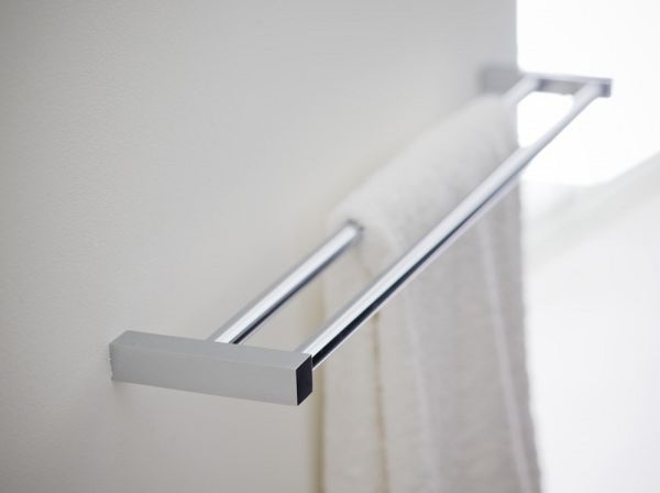 Cosmic Metric doppelte Handtuchstange 60cm, chrom