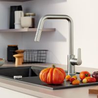 Grohe Start Küchenarmatur mit Ausziehbrause supersteel 30631DC0