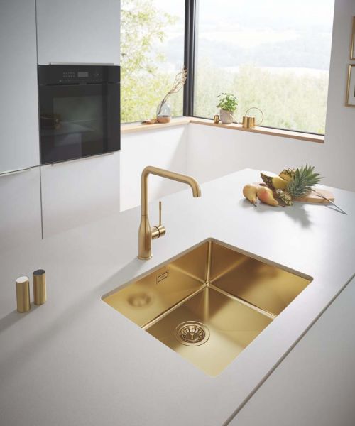 Grohe Essence Küchenarmatur cool sunrise gebürstet