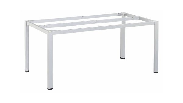 KETTLER CIRRUS/CUBIC Dining-Set inkl. Tisch und 4 Sesseln, silber/anthrazit-grau/titanit