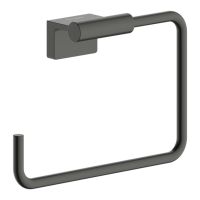 hansgrohe AddStoris S Handtuchring, brushed black chrome 41784340