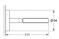 Vorschau: Grohe BauCosmopolitan Halter für Becher/ Seifenschale/Seifenspender, chrom