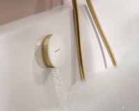 Vorschau: hansgrohe Exafill Fertigset Wanneneinlauf, Ablauf- & Überlaufgarnitur, brushed bronze/weiß glanz 58119140 