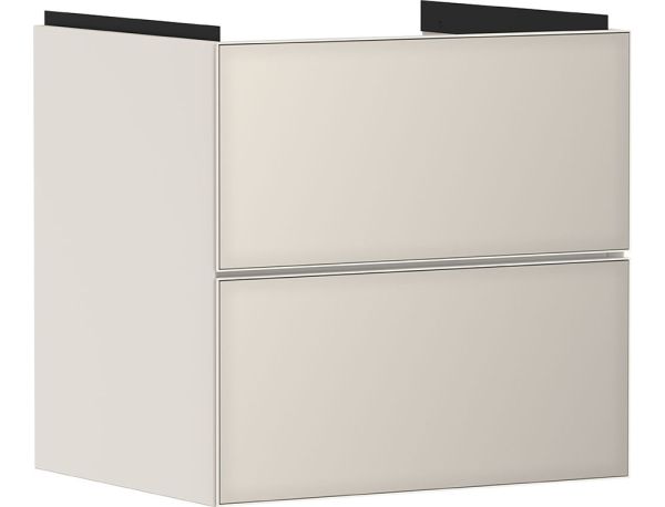 hansgrohe Xevolos E Waschtischunterschrank 58x47,5cm für Waschtisch, 2 Schubkästen