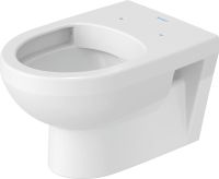 Vorschau: Duravit No.1 Wand-WC 54x36,5cm, oval, HygieneGlaze, rimless, weiß