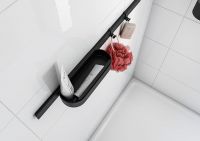 Hansgrohe WallStoris Duschset, schwarz matt 27967670