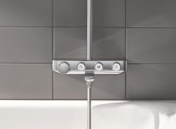 Grohe Euphoria SmartControl System 260 Mono Duschsystem mit Thermostat-Wannenbatterie, chrom