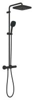 Vorschau: Grohe Tempesta System 250 Cube Duschsystem mit Thermostat, wassersparend, matt black