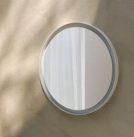 Vorschau: Alape Spiegel Ø 60cm umlaufend indirektes LED-Licht, mattweiß pulverbeschichtet SP.FR600.R1