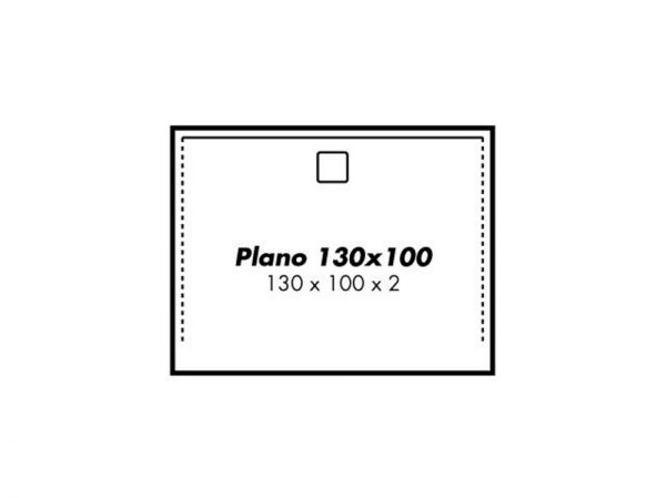 Polypex PLANO 130x100 Duschwanne 130x100x2cm