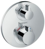 Hansgrohe Ecostat S Thermostat Unterputz für 2 Verbraucher polished chrom 1575800