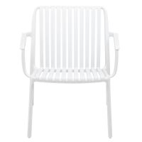 Vorschau: KETTLER LAGO Lounge Sessel mit Armlehne, weiß 0302908-5000