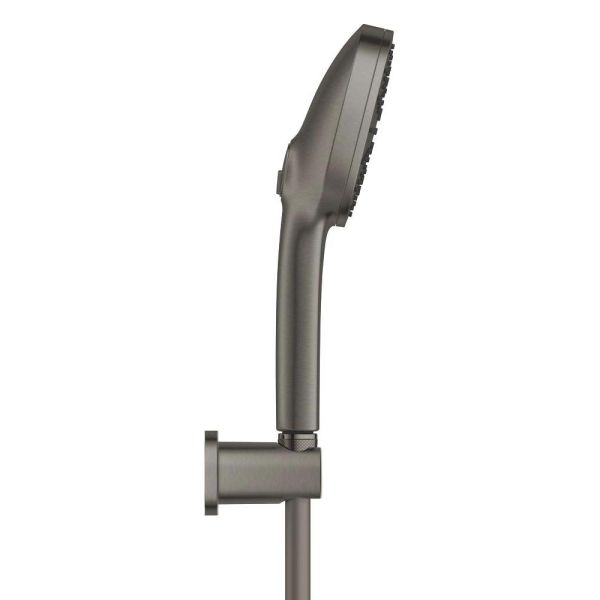 Grohe Vitalio Joy+ 120 Wandhalterset 3 Strahlarten, hard graphite gebürstet 134865AL00 