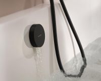 Vorschau: hansgrohe Exafill Fertigset Wanneneinlauf, Ablauf- und Überlaufgarnitur, schwarz matt/weiß glanz 58119670